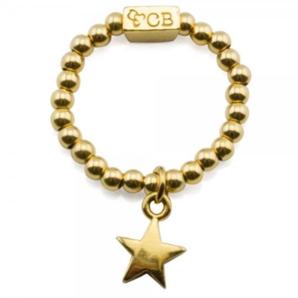 ChloBo Cloud9 Mini Star Ring Gold