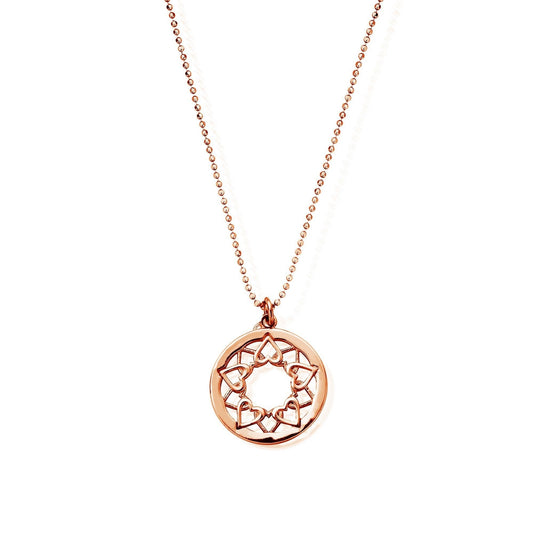 ChloBo Diamond Cut Chain Heart Necklace