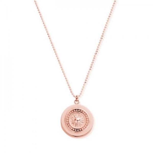 ChloBo Silver Rose Tone Necklace