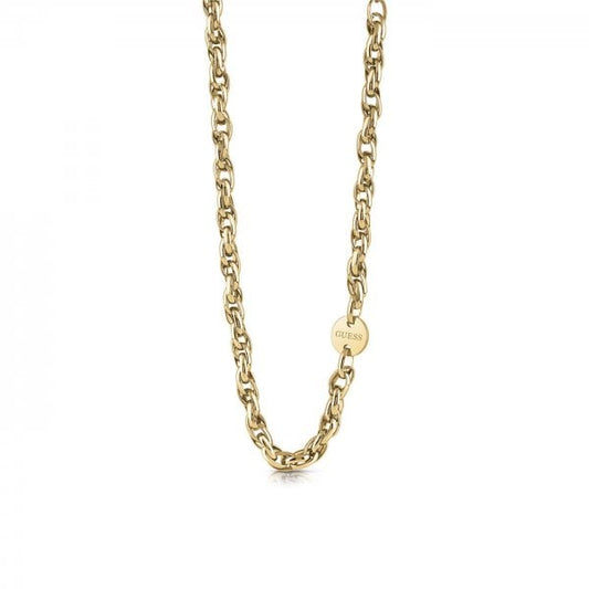 Women's Gold Tone Chain Reaction Necklace