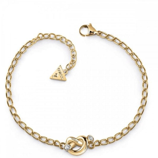 Guess Jewellery Women's Gold Plated Knot Bracelet