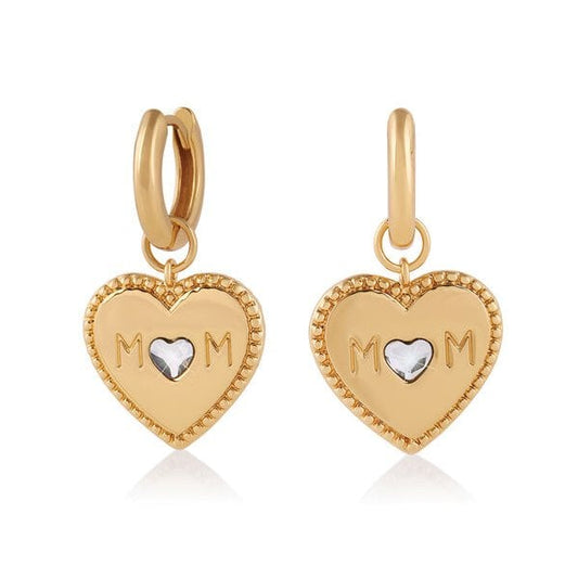 Made For Mom Huggie Hoops Gold