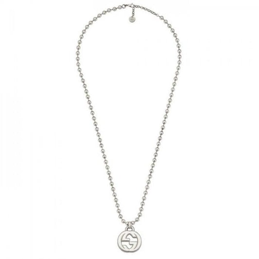 GG Silver 4mm Beaded Necklace