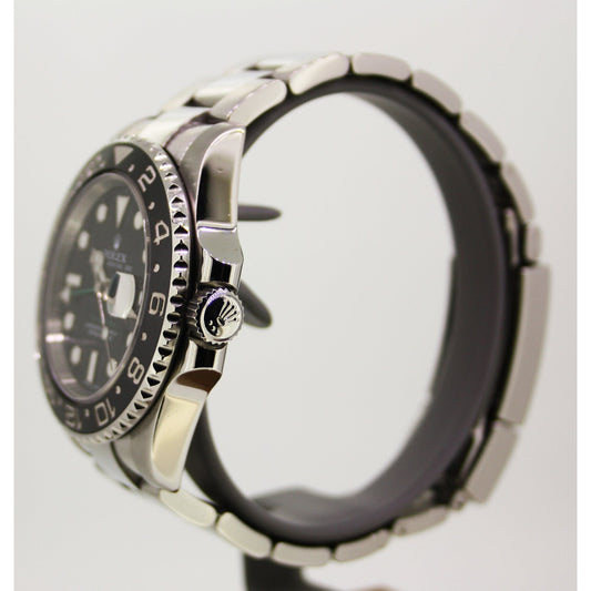 Men's Stainless Steel GMT Master II Watch. 116710L