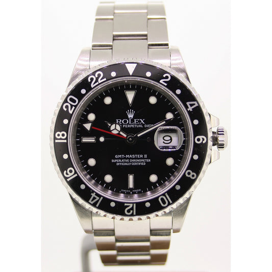 Men's Stainless Steel GMT Master II Watch. 16710