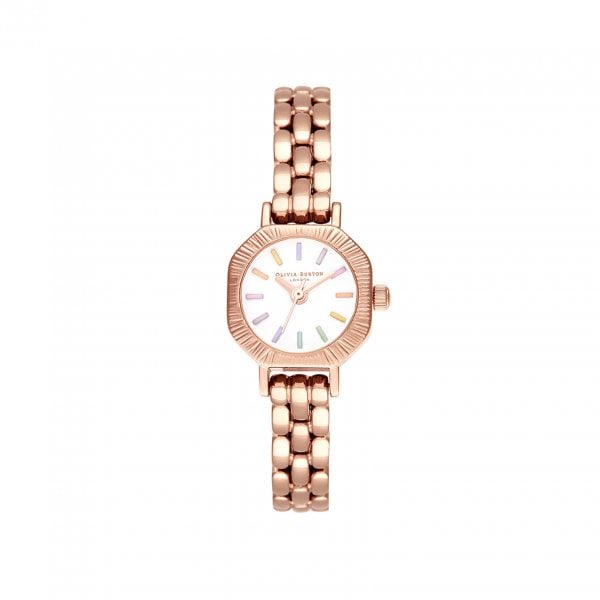 RAINBOW PALE ROSE GOLD BRACELET WATCH