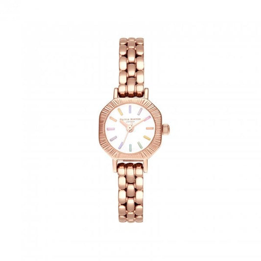 RAINBOW PALE ROSE GOLD BRACELET WATCH