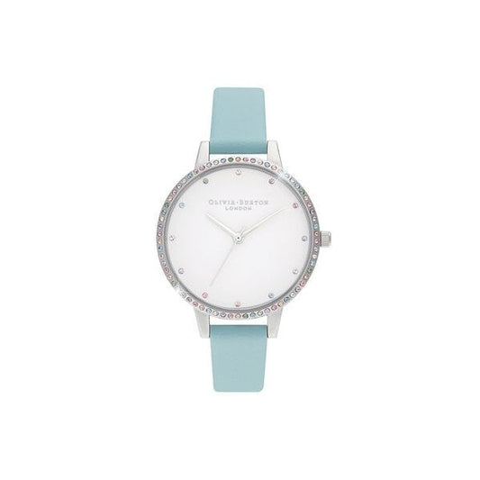 RAINBOW RAINBOW BEZEL TURQUOISE WATCH