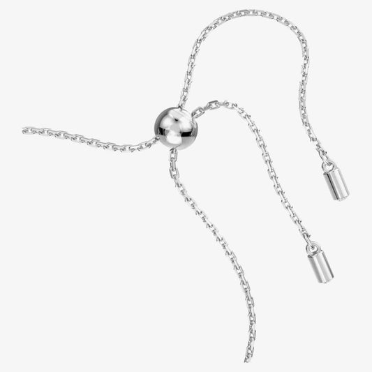 Constella bracelet, Round cut, Pavé, White