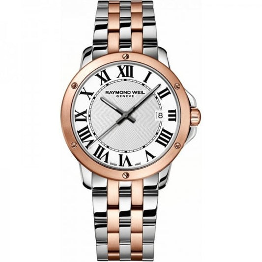 Raymond Weil Tango White Dial Two-tone Men's Watch