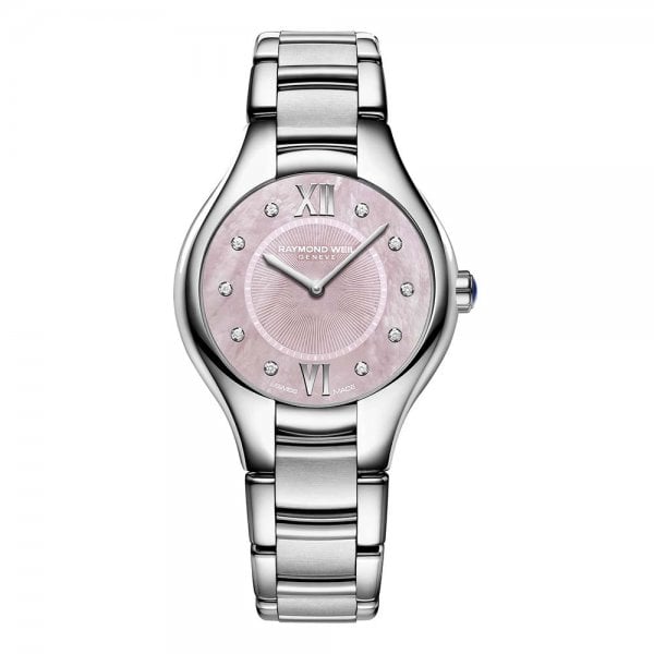 Raymond Weil Womans Noemia Diamond Quartz Mother Of Pearl Watch