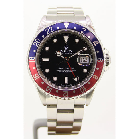 Men's Stainless Steel GMT Master Pepsi Watch.16700