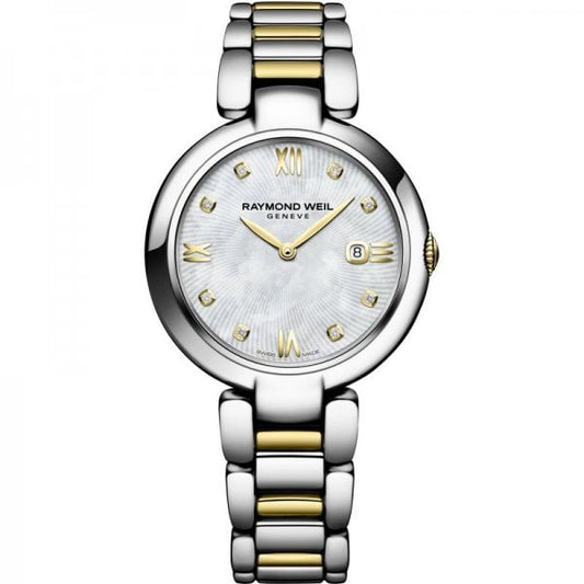 Shine Ladies 32mm, Quartz, Two-Tone Yellow Gold PVD Case and Bracelet