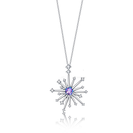 Carpe Diem silver Sparkler Necklace