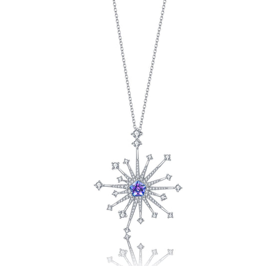 Carpe Diem Silver Sparkler necklace
