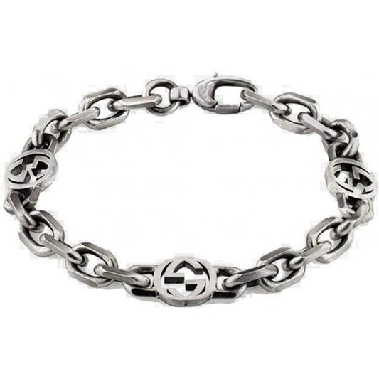 Interlocking G Bracelet Silver 19cm
