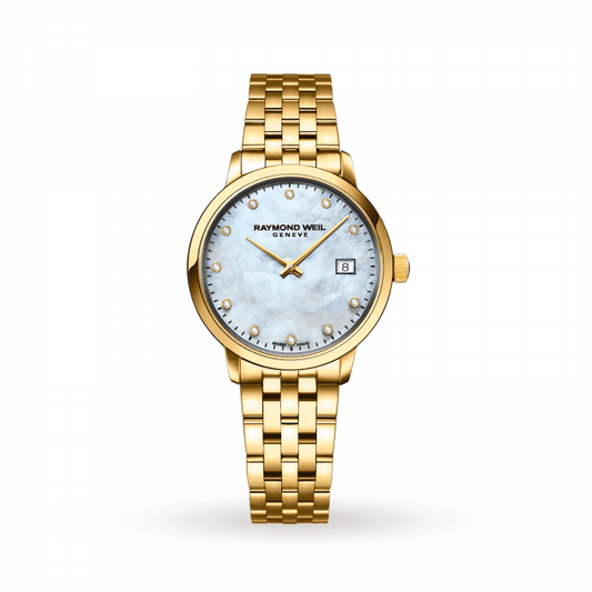 Raymond Weil Toccata Gold Plated Diamond Ladies Watch