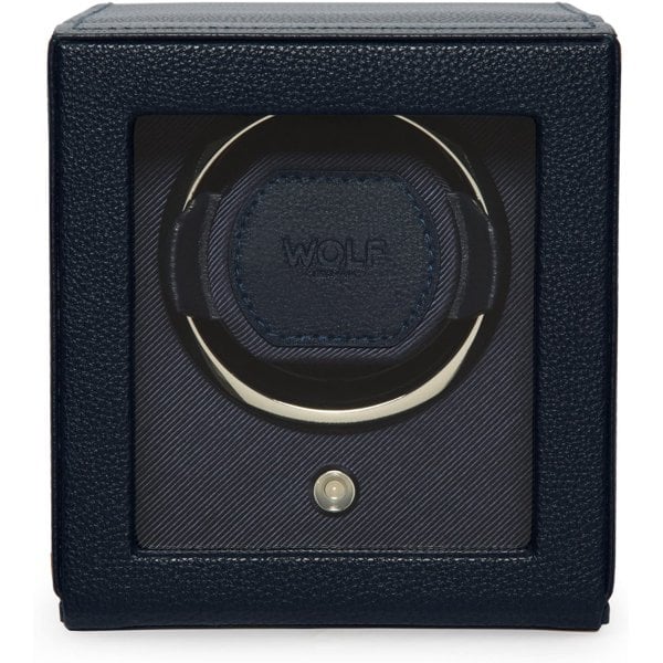 Wolf Cub With Cover Blue Watch Winder