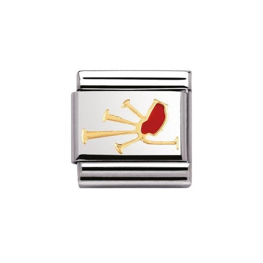 Gold Bagpipes Charm