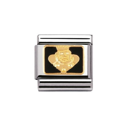 Gold King Of Hearts Charm