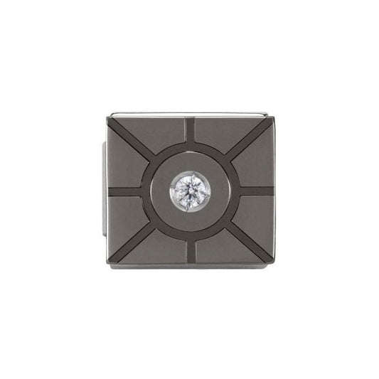 Sun with cz WHITE
