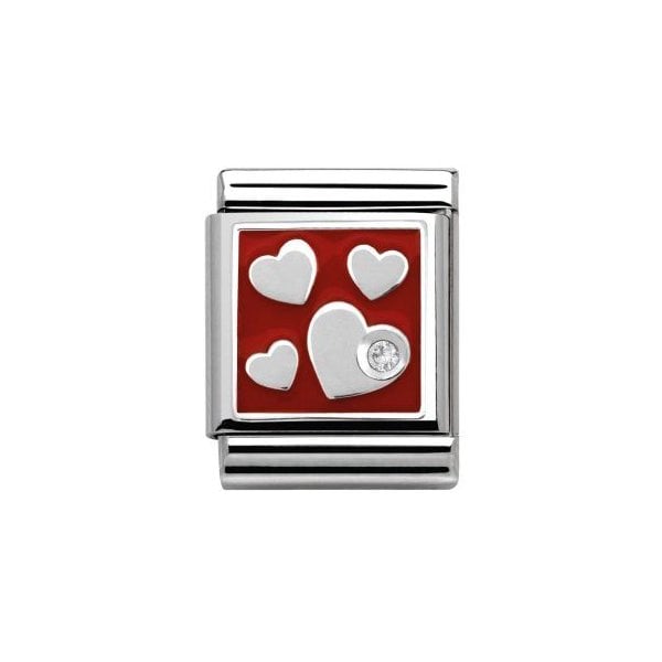 4 hearts WHITE