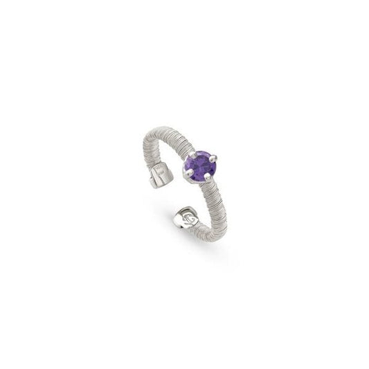 Sterling Silver with Violet St