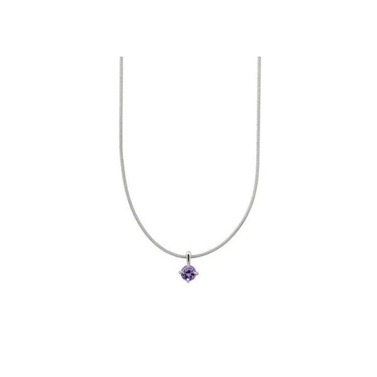 Sterling Silver with Violet St