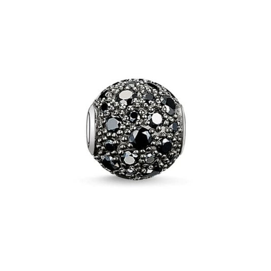Thomas Sabo Bead Black Crushed Pavé