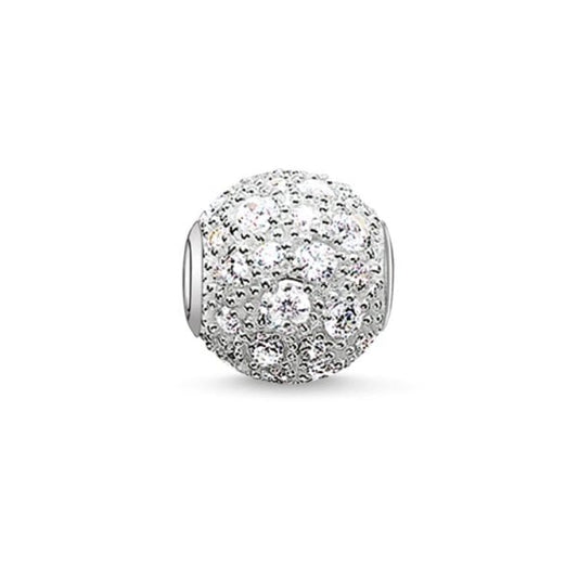 Thomas Sabo Bead white crushed pavé