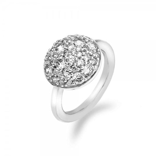 EMOZIONI BY HOT DIAMONDS Bouquet Ring Sterling Silver SIZE L