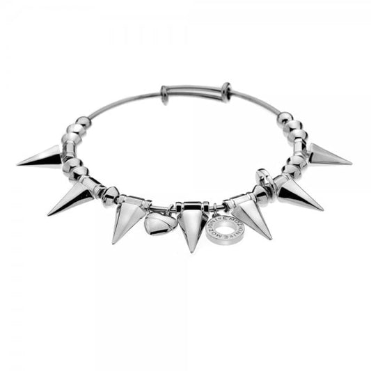 EMOZIONI HOT DIAMONDS Emozioni Silver Plate Spike Bangle