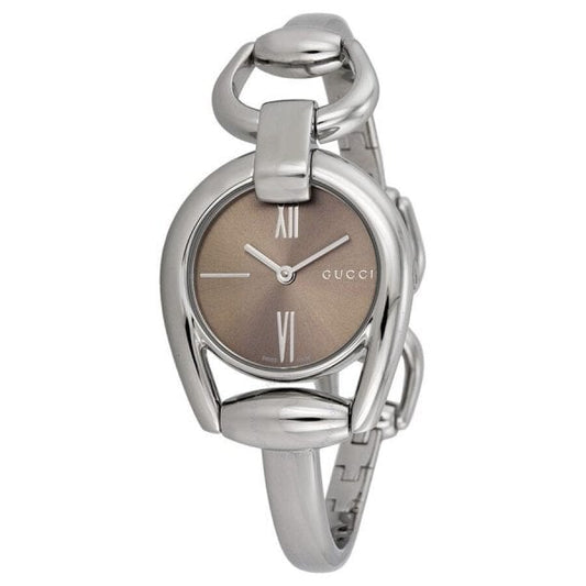 Women's Horsebit Stainless Steel Bangle Watch