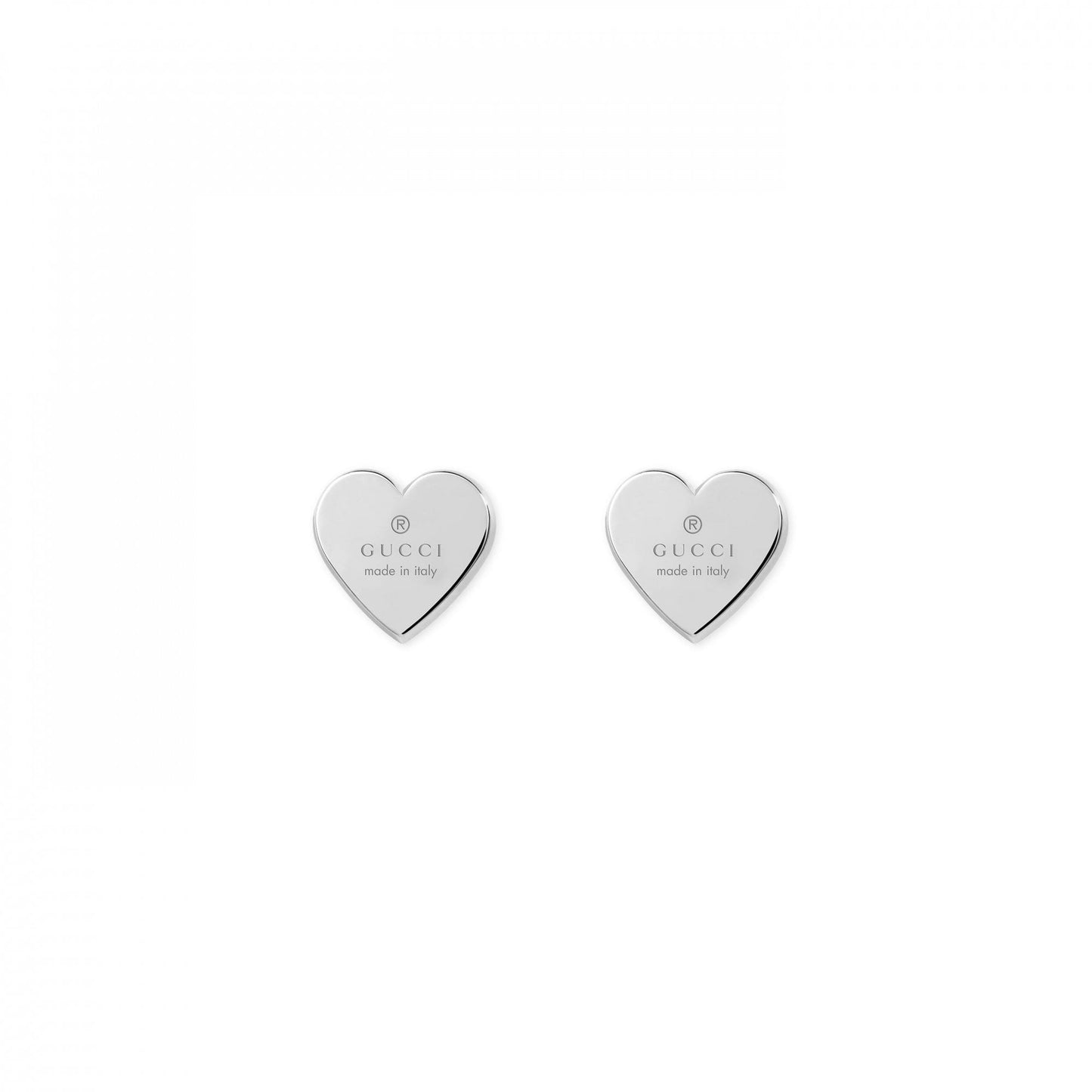 Trademark heart-shaped earrings