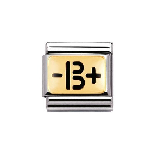 Gold B Negative Positive Charm