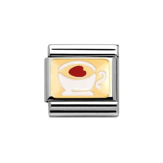 Gold Cup with Heart Charm