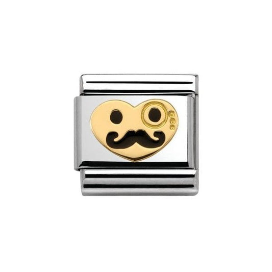 Gold Love Sir Smile Charm