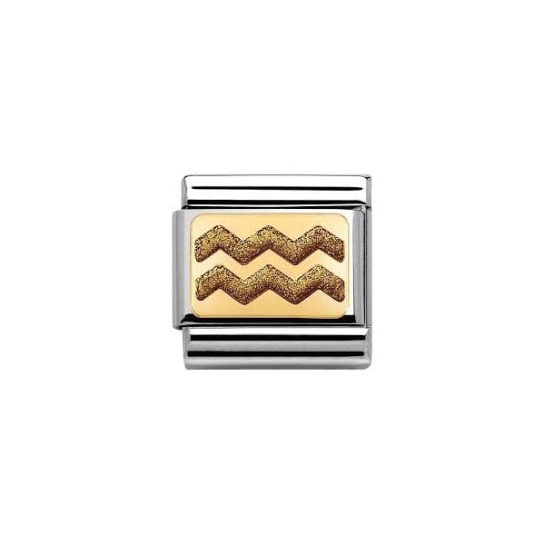 Gold Zig Zag Charm