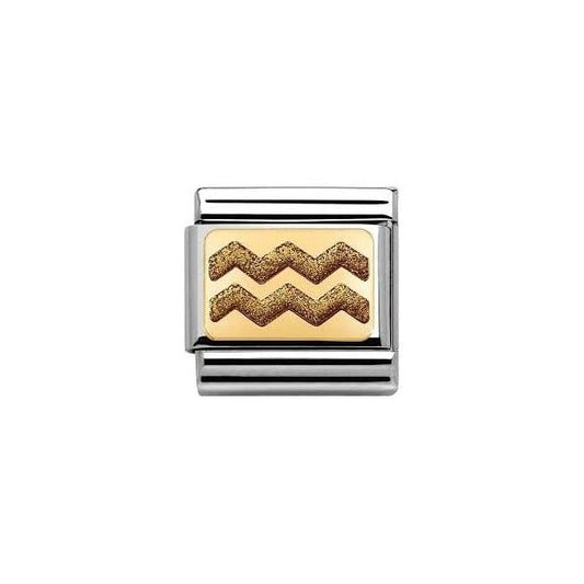 Gold Zig Zag Charm
