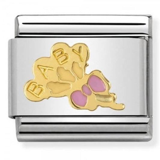 CLASSIC Gold Daily Life Pink Baby Balloons Charm