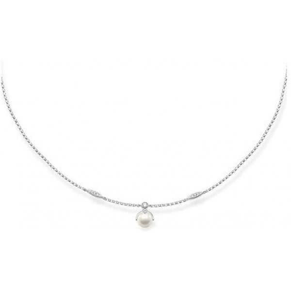 Thomas Sabo Silver Zirconia Necklace with Pendant