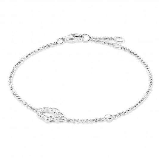 Ladies Thomas Sabo Sterling Silver Fatimas Garden Glam & Soul Bracelet