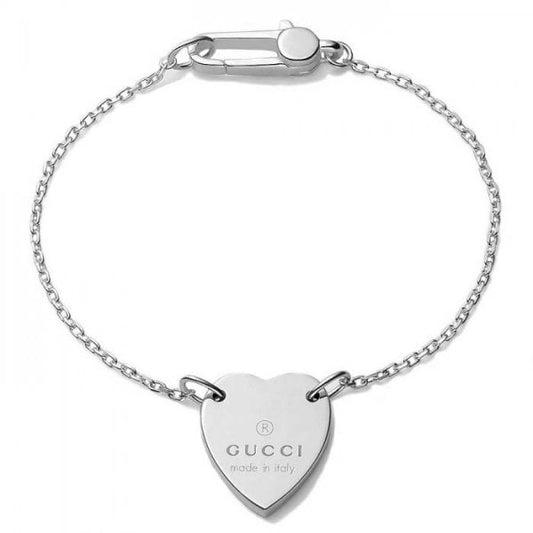 Trademark bracelet with heart pendant - Size 18