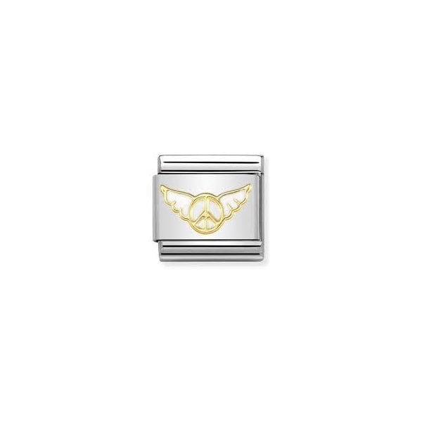 Classic Yellow Gold Angel of Inner Peace Charm