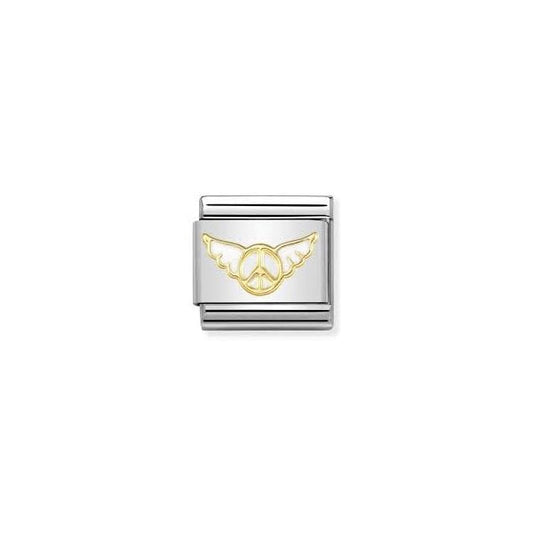 Classic Yellow Gold Angel of Inner Peace Charm
