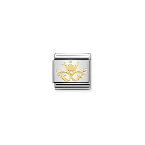 Gold Power Angel Charm