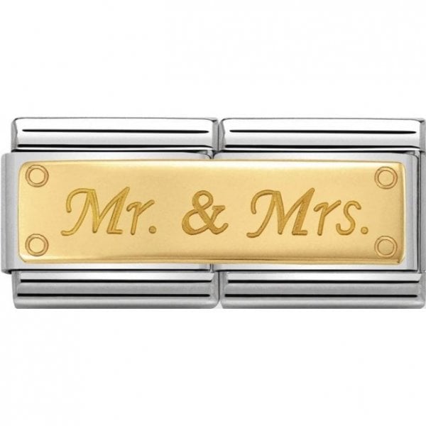 Mr and Mrs Gold Charm