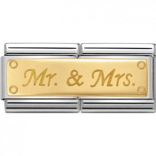 Mr and Mrs Gold Charm