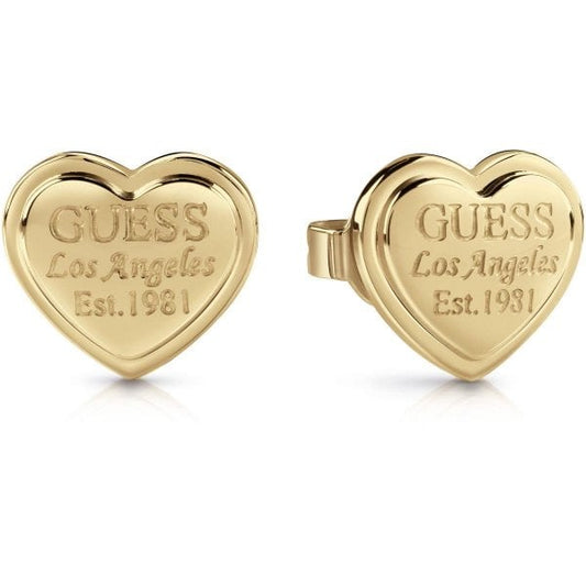 Gold Plated Heart Earrings