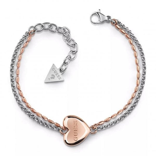 Heart Charm Double Bracelet